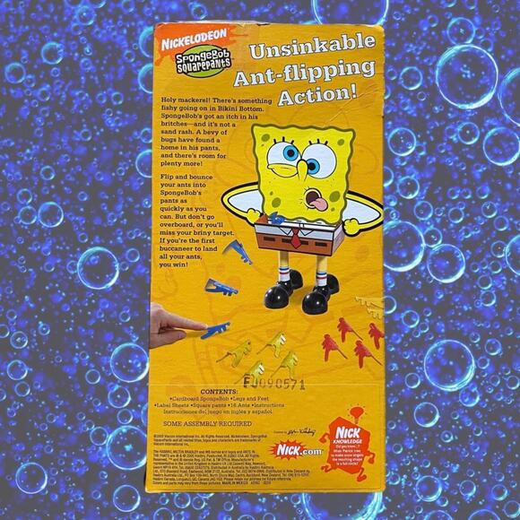 MB Spongebob Y2K 2005 Ants in the Square Pants Game - Picture 4 of 9